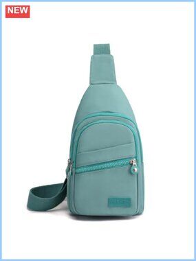 Nylon Sling Crossbody Bag Water Resistant Lightweight Adjustable for Travel